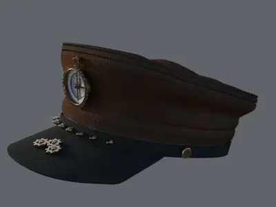 Cap old  Low-poly 3D model