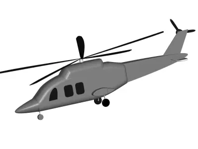 Agusta Westland AW169 3D model purchase