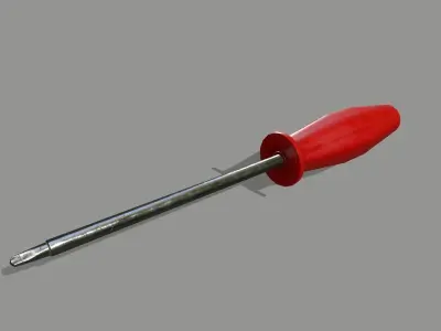 screwdriver Low-poly 3D model 46