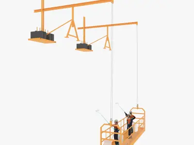 Gondola  Construction 3D model