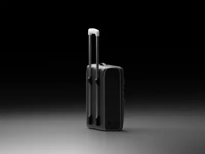 Simple Modern Suitcase 3D model