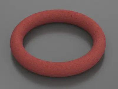 Ring Dog Toy Used 3D model