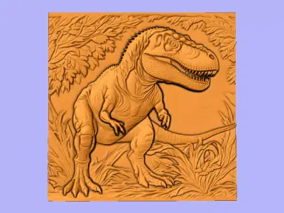 TREX BAS RELIEF  3D model
