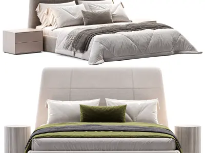 Shelby Bed By Mobilicasa Low-poly 3D model