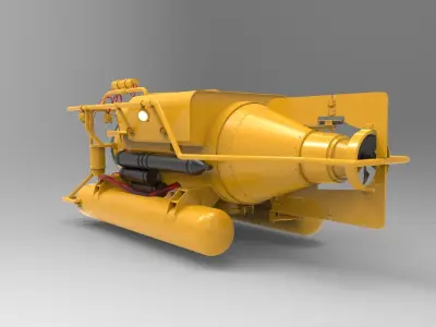 Submersible Underwater Vehicle 3D model