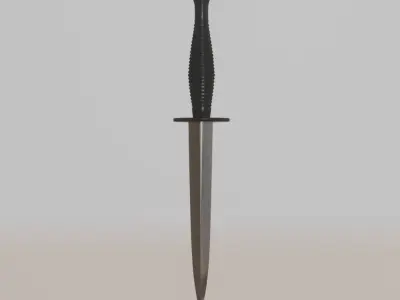 Dagger Low-poly 3D model