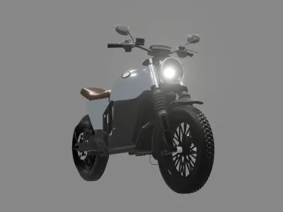 Jab style Electric Motorcycle 3D model