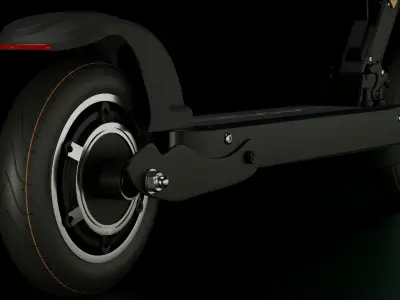 Electric Scooter Low-poly 3D model purchase