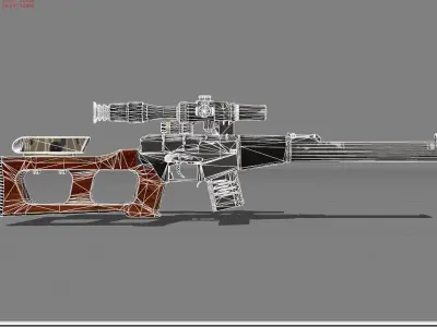 VSS Pubg  Low-poly 3D model