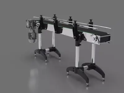 Modular Conveyor 3D model