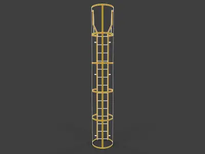 Ladder V03 - Low Poly Low-poly 3D model