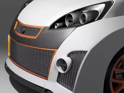 Perodua Alza Infinite Concept 2010 3D model