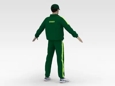 Cricket Coach V3 3D model