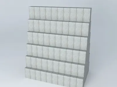 Cement Blocks  Free 3D model