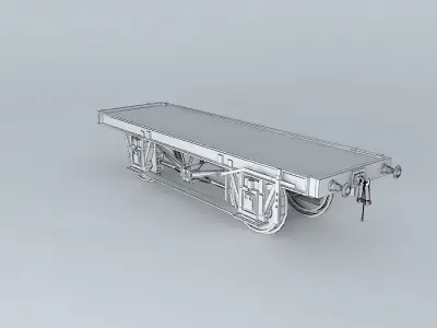 FLAT BED TEMPLATE Free 3D model