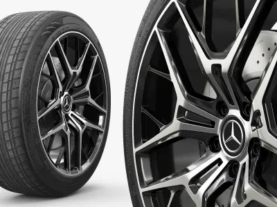  Mercedes Benz Performance Rim Multi Spoke 