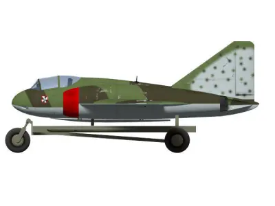 heinkel p1080 3D model