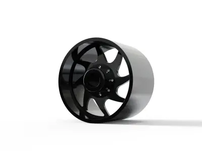 REAR SPECIALITY FORGED D026 WHEEL 3D MODEL 3D model