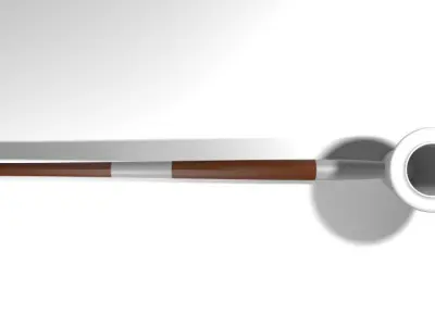 Smoking Pipe - Oval 3D model