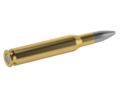 Bullet 30-06 Springfield 3D model