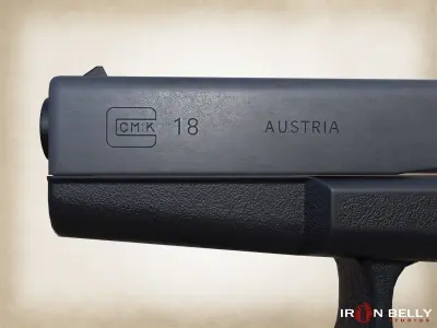 AAA FPS G-18 Pistol  Low-poly 3D model