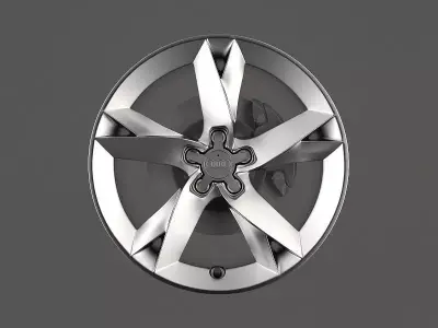 Audi A5 Alloy Rim 3D model