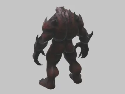 Skull Fantasy Monster Low-poly 3D model