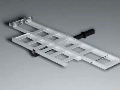 Motorcycle carrier hitch Low-poly 3D model