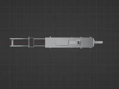 Stylized Submachine Gun 3D Model Pack 3D model