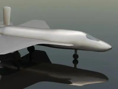 Airplane Free low-poly 3D model shop