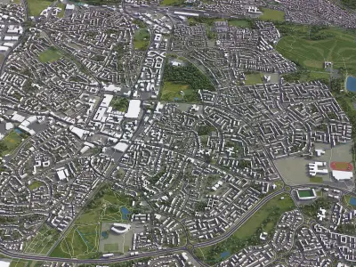 Crawley Low-poly 3D model