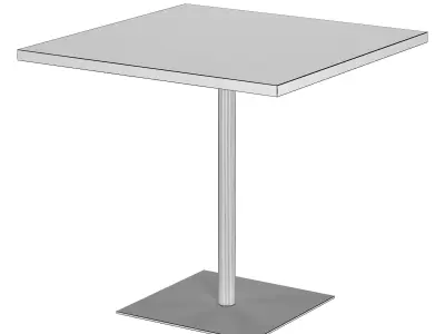 WIDE Square table 3D model