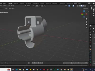 mechanical part model  3D print model