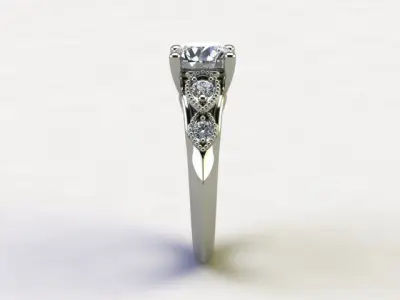 10020 person engagement ring 3D print model
