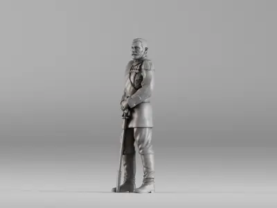 001605 Tsar Nicholas II 3D print model