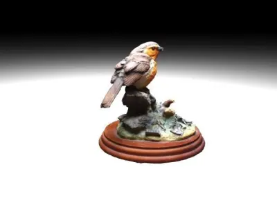 Robin Decoration 3D model