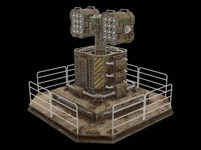 Dirty Turret-1-V2 3D model