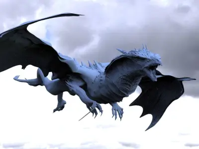 Undead Dragon 3D model