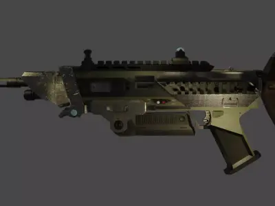 Y-41 HOG SMG Low-poly 3D model