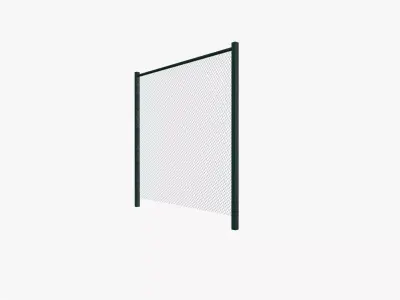 Roadside Fence 3D model