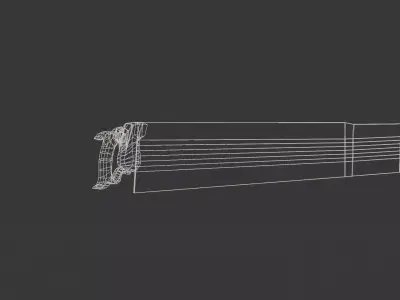 Saw Rival Realistic Low Poly Hand Tool Game Ready Low-poly 3D model