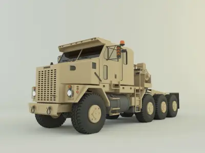 OSHKOSH M1070 military vehicle 3D model
