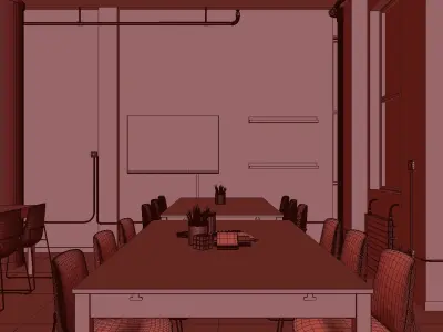 training room 3D model