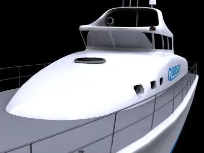 Motor Yacht - 01 - 3D model