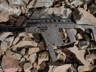 Kriss Vector SMG Game Ready Model 8k 4k 2k Unreal High Quality Free low-poly 3D model