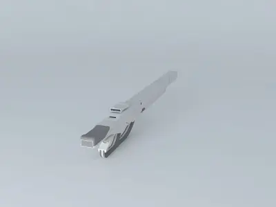 55 mm Anti-Materiel Sniper Rifle Free 3D model