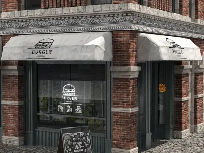 brick building 2 3D model