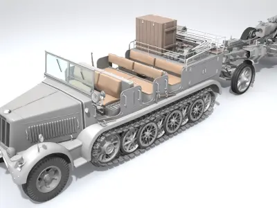  SdKfz7 with 15 cm sFH 18 