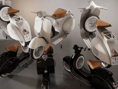  motorcycle electric scooter electric bike  3D model
