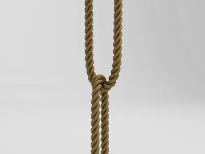 Sample ropes 3d models set 3D model